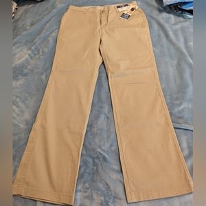 Lee Riders Comfort Waist Khaki Pants Size 14